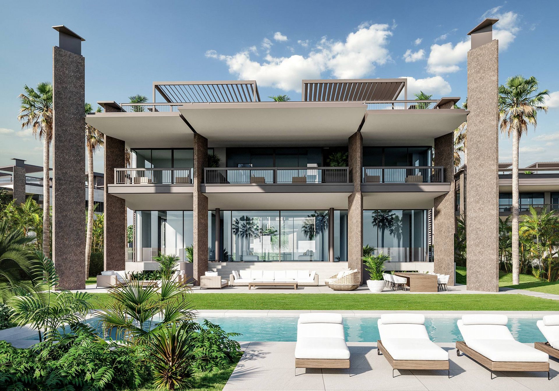 One of the most luxurious new developments being built within walking distance from the famous port of Puerto Banus in Marbella.