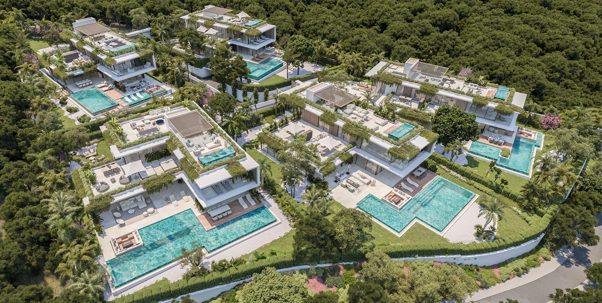 Villa Three in Exclusive Development of five luxury villas in sought-after Camojan area of Marbella's Golden Mile