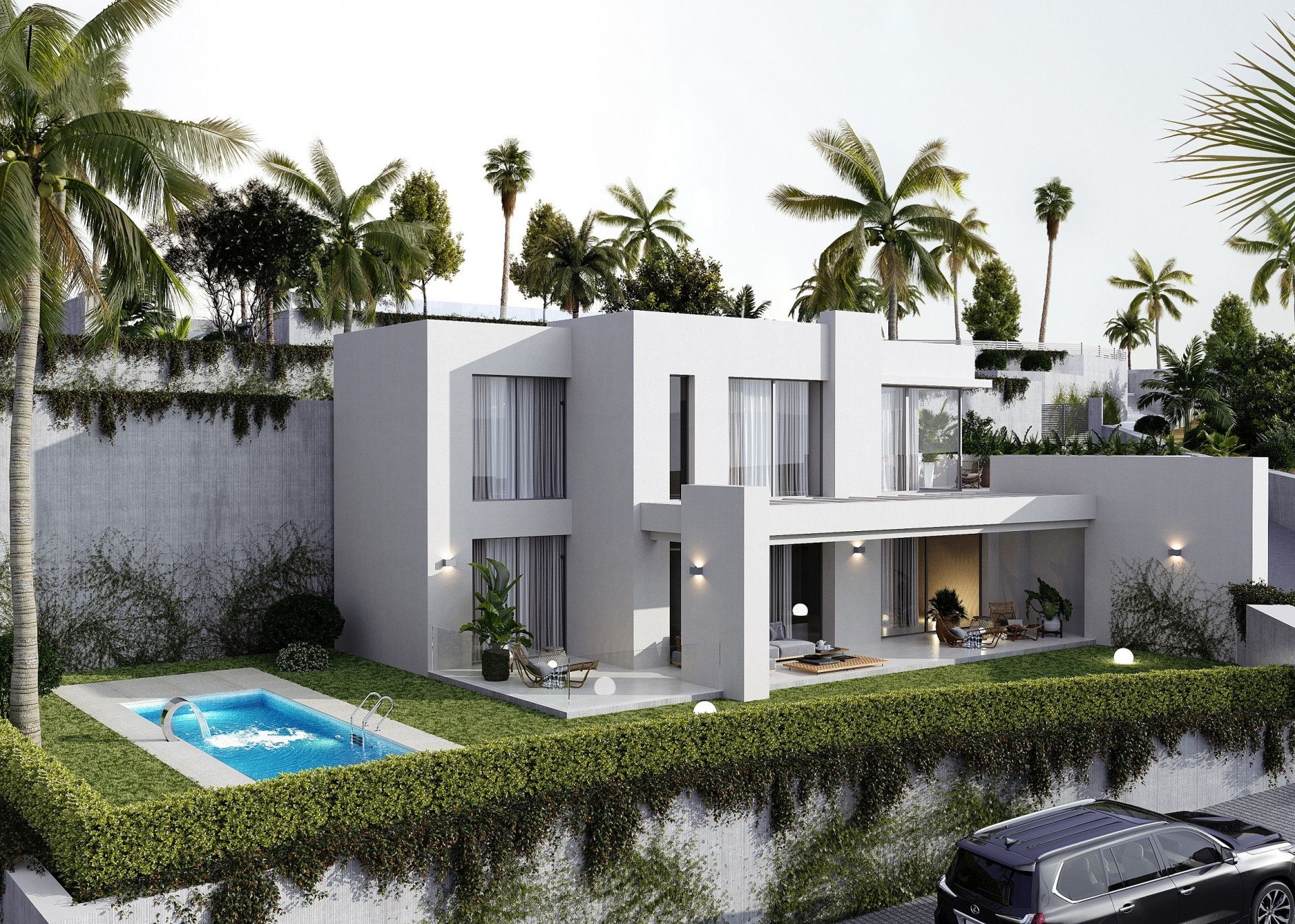 Unique development of exclusive four-bedroom villas boasting spectacular views